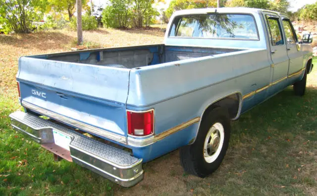 1988 gmc r2500 crew cab square body 3/4 ton gear vendor crate engine 14 bolt