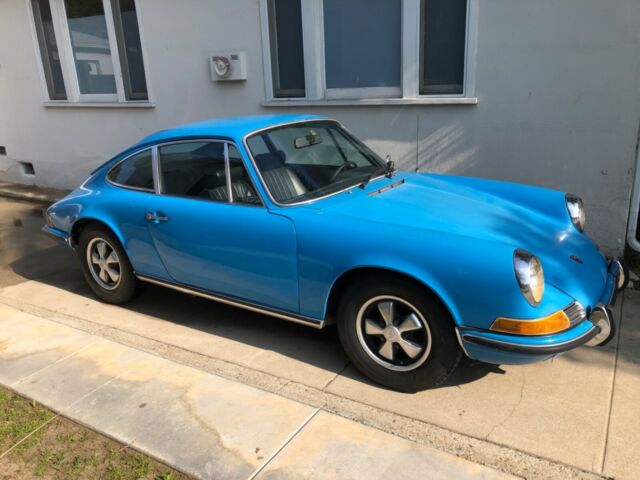 1971 porsche 911t coupe matching numbers gemini metallic blue rust free