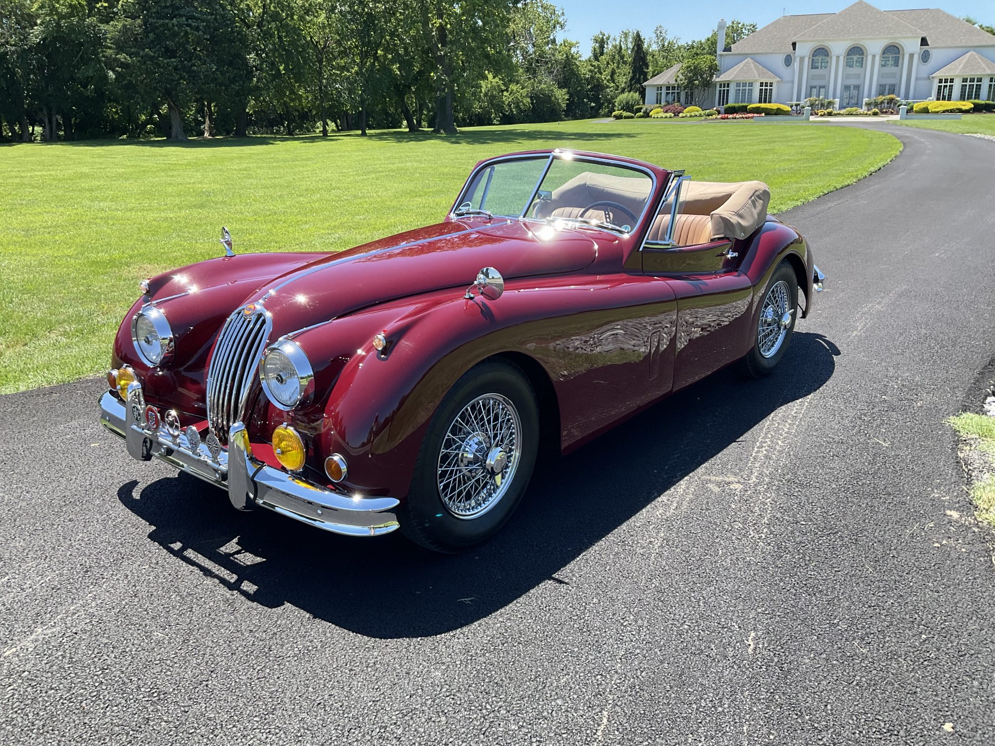 1956 jaguar xk140 mc drophead coupe 5-speed