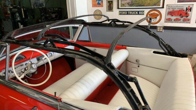 1954 ford sunliner convertible running driving car needs some tlc to be perfect