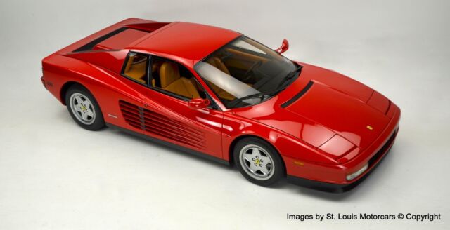1990 ferrari testarossa rosso corsa / tan 28,079 miles runs like new!
