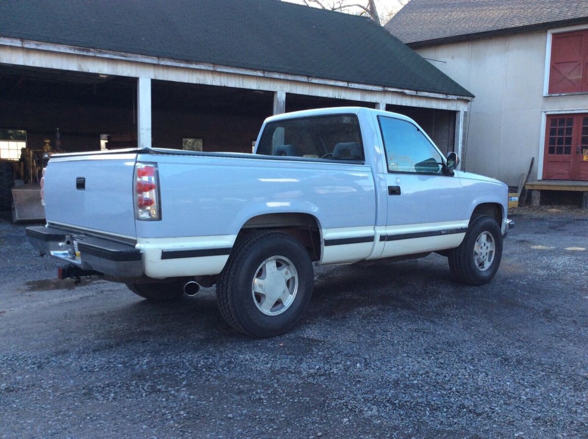 1992 gmc chevrolet c/k silverado pick up short bed 4x4 regular cab 350 v8 manual