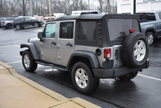 used 2016 jeep wrangler 4wd unlimited sport shillington, pa 19607 for sale in reading, pennsylvania