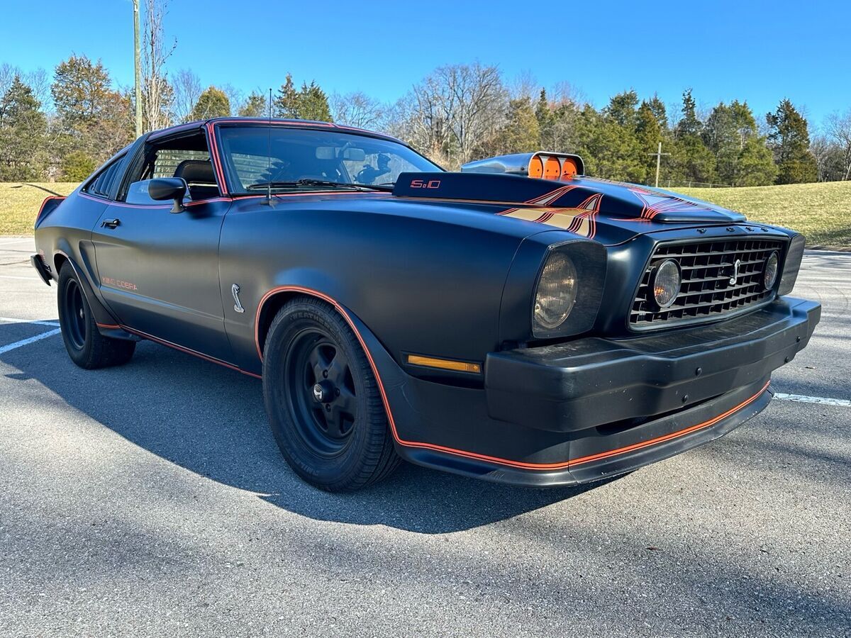 1978 ford mustang black king cobra