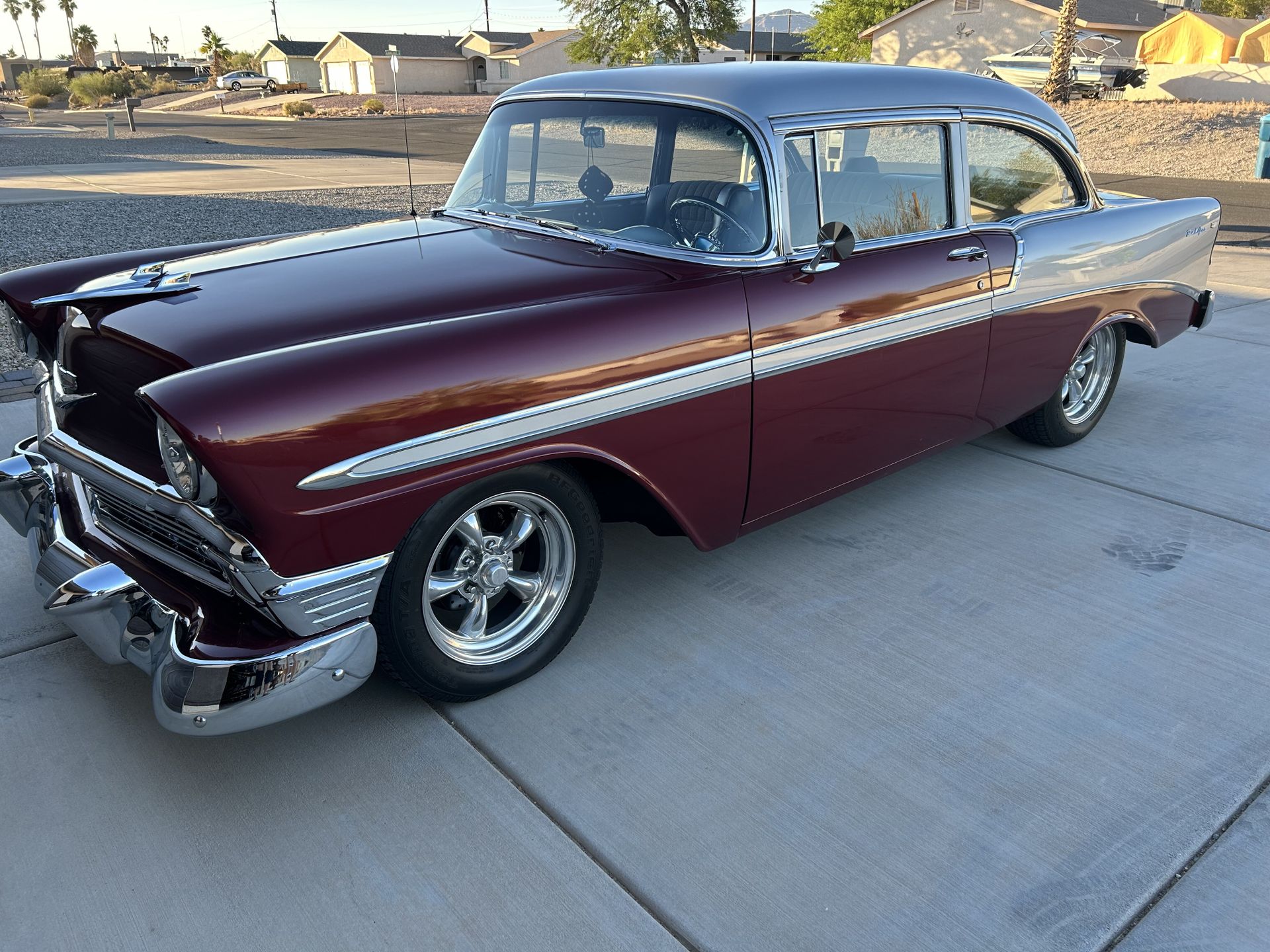 1956 chevrolet bel air with a 383 v8