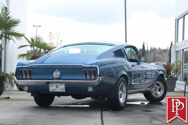 1968 ford mustang gt fastback 16172 miles acapulco blue