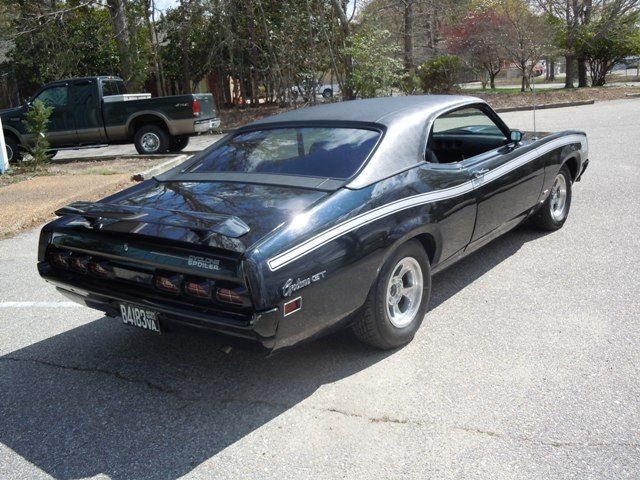 1970 cyclone gt spoiler black on black 429 big block