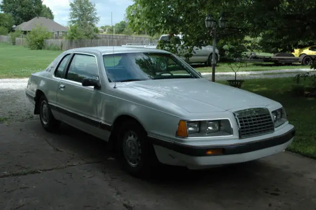 no reserve 1984 ford thunderbird v-6 automatic with 73,000 miles
