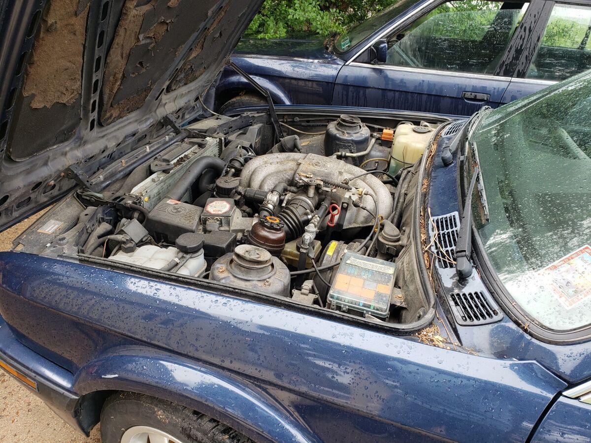 this 1991 all wheel drive is in good shape, needs some work original bbs wheels