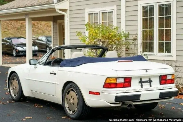 1990 porsche 944 s2 cabriolet 5-speed alpine white