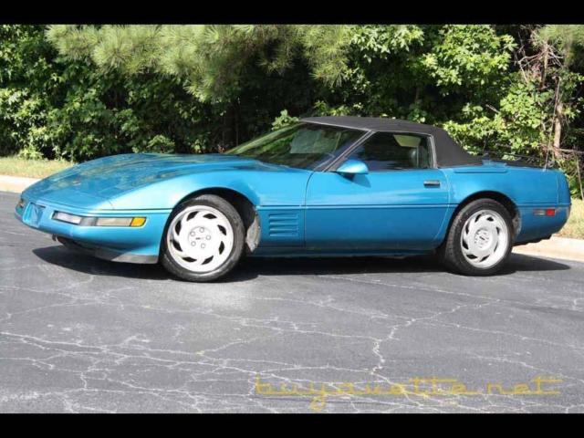 1992bright aqua metallic corvette buyavette inc atlanta