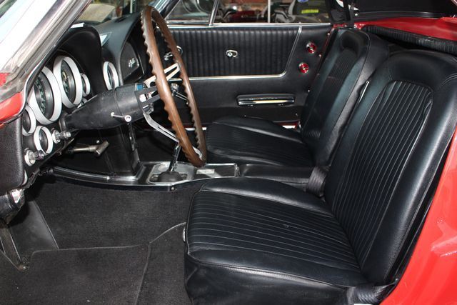 1964 chevrolet corvette aftermarket air conditioning! red convertible 8 manual
