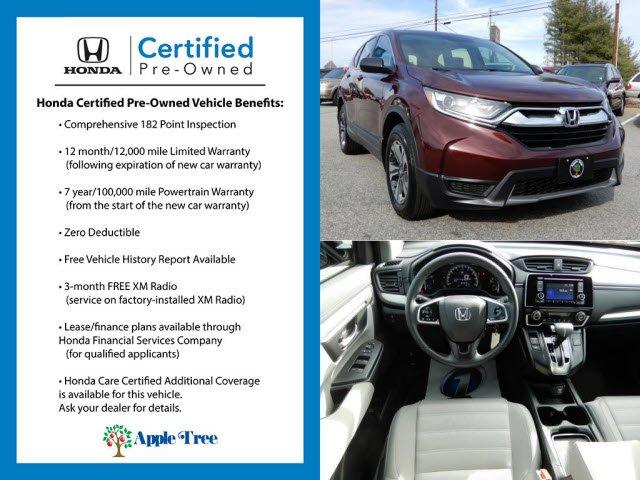 certified 2019 honda cr-v awd lx fletcher, nc 28732 for sale in carolina hills, north carolina
