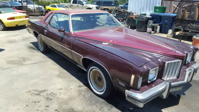 1975 pontiac grand prix "lj 455 " last year for the big block 455 very rare car