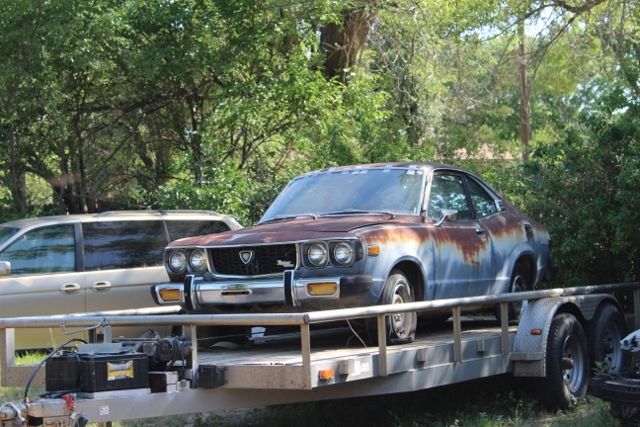 1974 mazda rx3 project car restore or rat rod one owner family ac 5sp rear drive