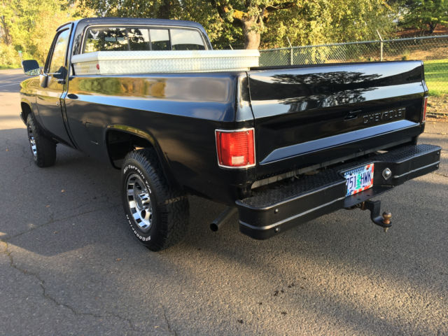 1983 chevy k20 3/4 ton 4x4 super clean chevy truck! crate 350 engine! zero rust!