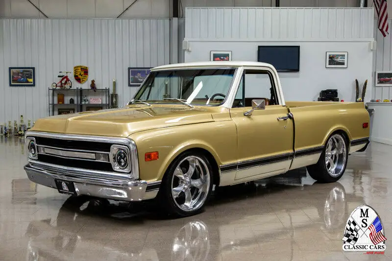 1970 chevrolet c10 custom pickup. bad to the bone. life sized hot wheels!