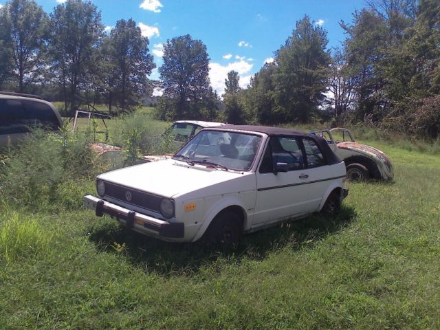 1985 volkswagen rabbit cabriolet convertible
