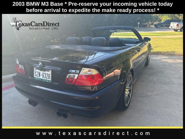 2003 bmw m3 base