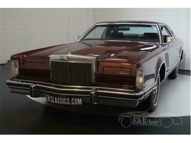 1978 lincoln continental coupe 11167 miles red coupe 7536 automatic