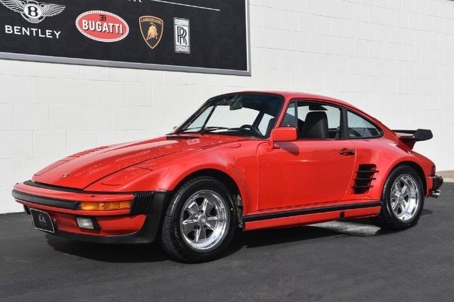 1987 porsche factory 930 turbo slant nose m505 flachbau matching numbers coa