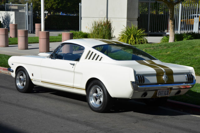 1965 ford mustang gt fastback 4-speed with 289 ci 4bbl v8 high output 225 hp