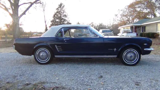 1966 mustang convertible a-code 289 4v 3 speed / one owner car for 44 years
