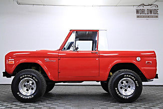 1974 ford bronco sport. rare half cab fully restored. 302 v8. stunning condition