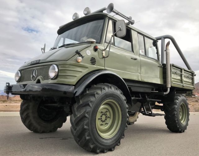 1975 mercedes unimog doka diesel doppelkabine 4x4 ultimative all terrain vehicle