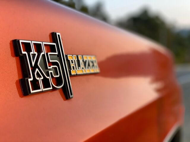 1973 chevrolet blazer suv orange 4wd automatic cheyenne