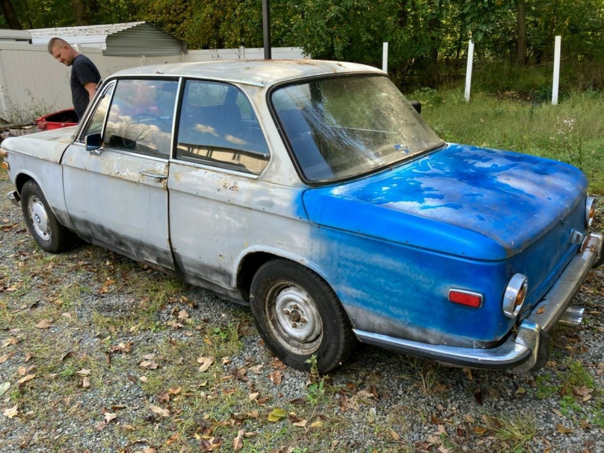 1973 bmw 2002 orange 2.0l engine 4 speed manual project