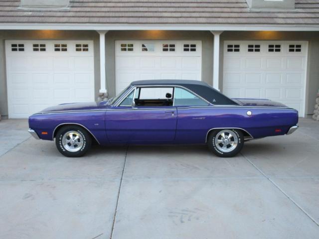 1969 dodge dart gt plum crazy purple v8 ps pb ac cragar ss wheels