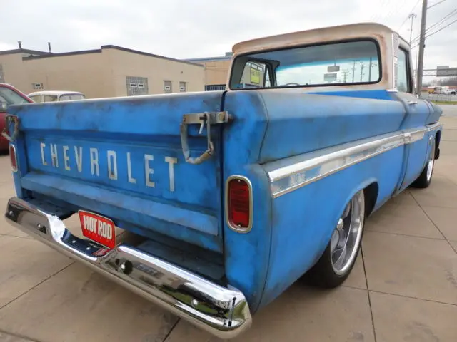 1964 c10 big back window shortbed fleetside factory ac frane off build texas trk