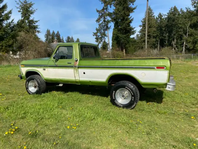 1976 ford f250 ranger 4wd highboy 390 no reserve sell worldwide original