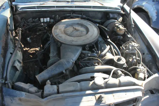 1971 mercedes 300sel 3.5l w109.056 m116 engine and transmission only!!!