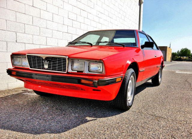 1984 maserati biturbo-one owner-42,683 original miles-rare barn find-no reserve