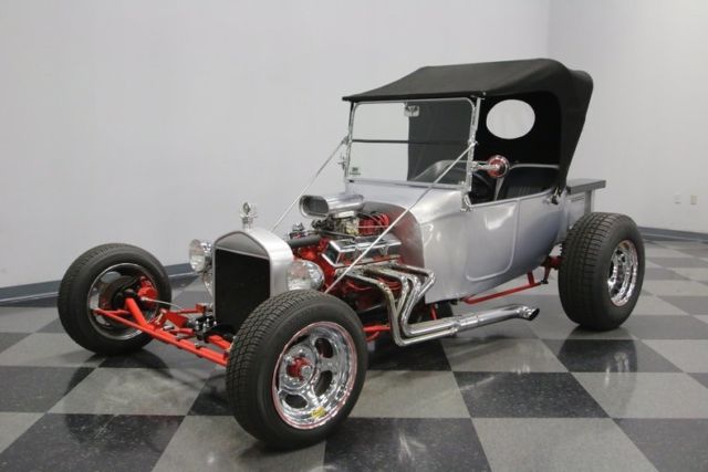 1923 ford t-bucket 1573 miles silver roadster 305 v8 3 speed automatic
