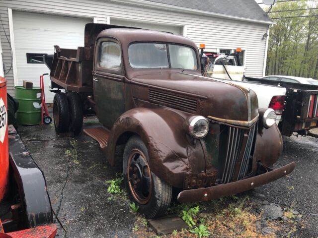 1940 ford model a truck green fwd manual dump truck