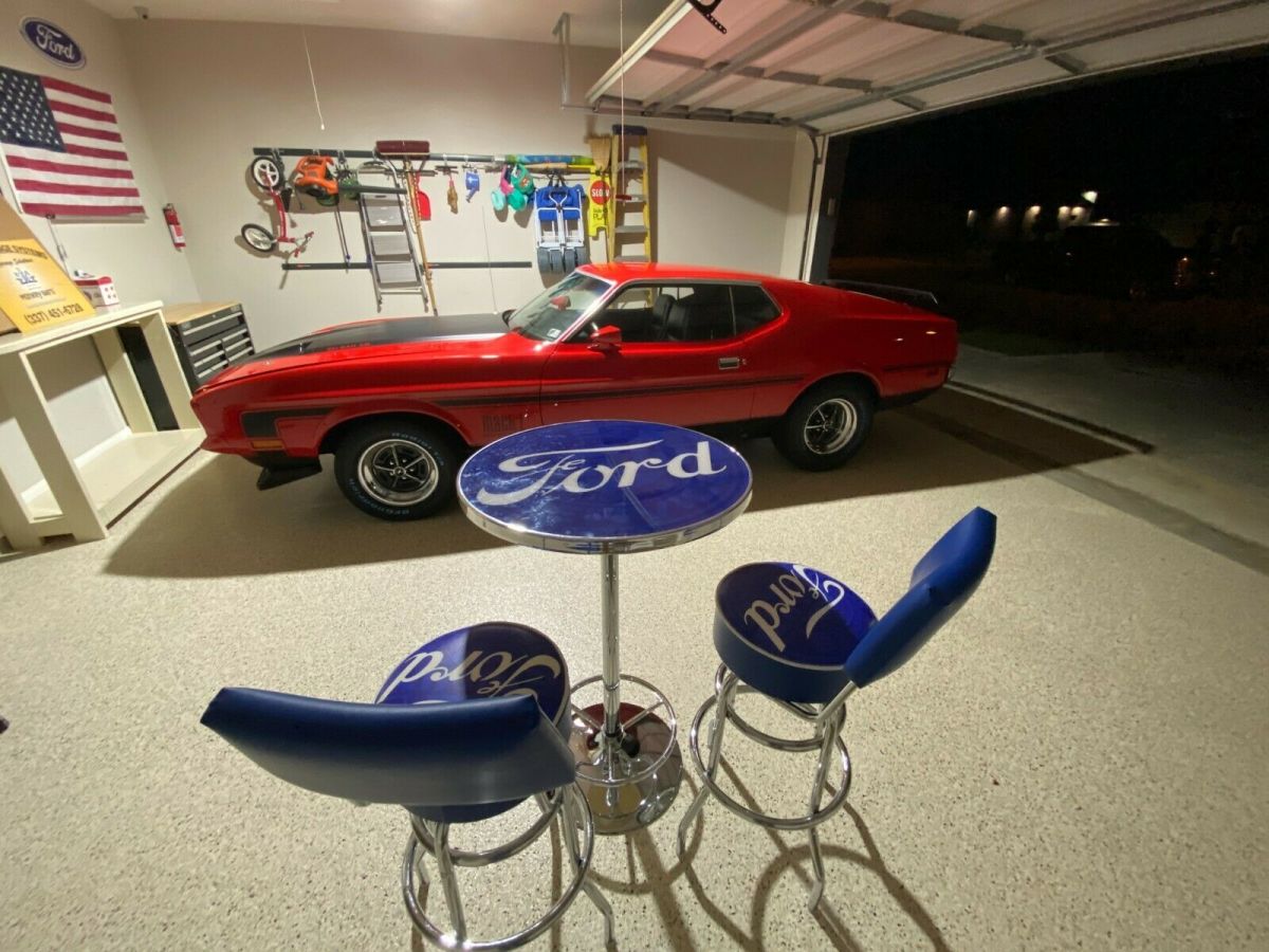 1971 mustang fastback 351c m code 4 speed