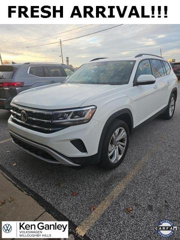 2021 volkswagen atlas 3.6l se w/technology
