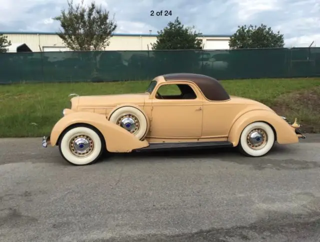 1936 lincoln model k 12-cylnder 3-window coupe by lebaron