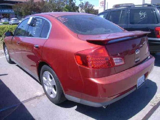 2003 infiniti g35 sedan in san rafael, ca