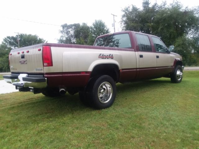 1993 gmc sierra crew cab dually 6.5 turbo diesel 4x4