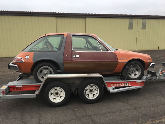 classic 1976 amc pacer no rust straight very restorable - runs and drives