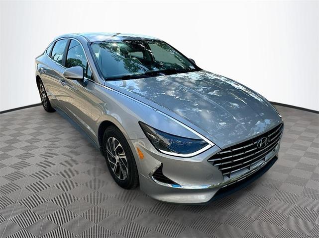 2023 hyundai sonata hybrid blue