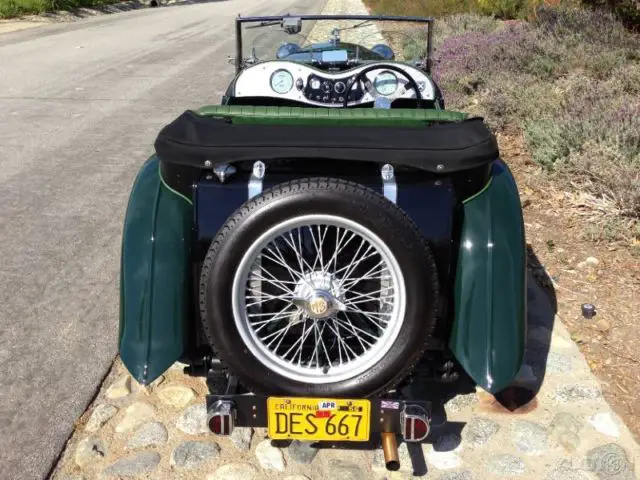 1948 mgtc 1250 roadster. ex-torrey pines racecar from 1953 and 1954. restored