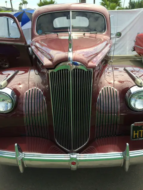 1941 packard 110 special club coupe-ca. 67k original miles-ac--black plate car