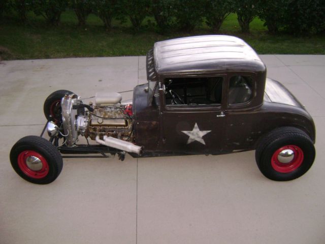 1929 ford 5 window all steel hotrod / ratrod