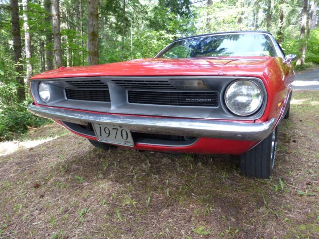 1970 plymouth barracuda convertible gran coupe numbers matching