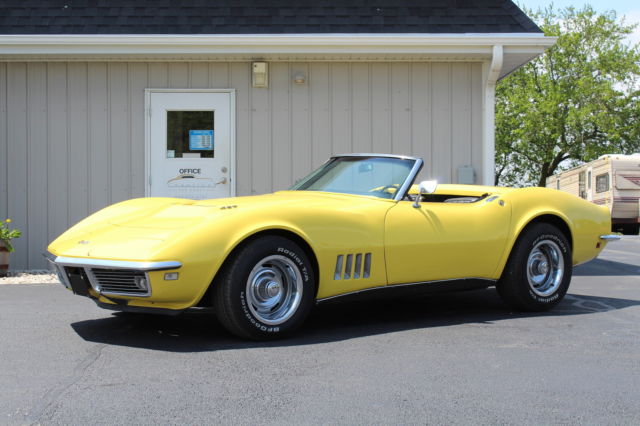 1968 chevrolet corvette automatic 3-speed rwd v8 7.0l gasoline